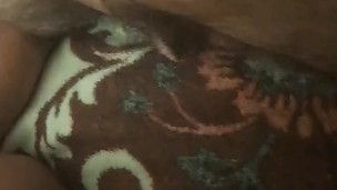 Wide Cock Cums on Hairy Hole