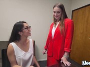Office Threesome with Laney Grey and Madison Wilde 4/16