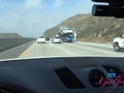 POV date with amateur babe Brianna Arson teasing and playing with herself and smoking 1/16