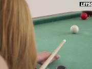 Kaisa Nord & Leyla Fiore Have Fun On The Pool Table & Wear Sexy Lingerie - A GIRL KNOWS 2/16