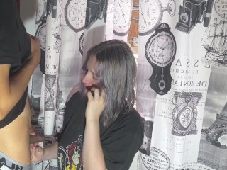 PERRA INFIEL ES FOLLADA  MIENTRAS HABLA CON SU NOVIO POR TELEFONO