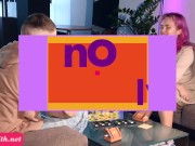 I'm playing a boardgame wearing a mini skirt, no panties! What his reaction will be? 7/16