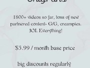 Dildo fucking my punk pussy 2/16