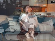 Tiny petite perfect body virgin babe rubbing wet pussy 8/16