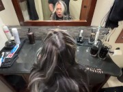 Risky Bathroom Sex at House Party with Asian Beauty 8/16