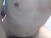 POV grabo a mi novia mientras la penetro al frente de la webcam