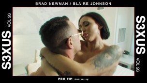 Goregous Model gets picked up and Fucked in the Air - S3XUS - Blair Johnson - Brad Newman