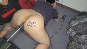 Pounding my slutty ass-pussy