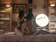 Playful Cam Girls Strip Off To Lick Each Other 1/16