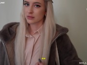 Unplanned sex in a public place. I persuaded her to have sex in the entrance, we were almost caught. 2/16