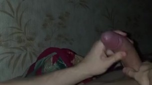 Jerk off before bed. Big fat dick 19cm