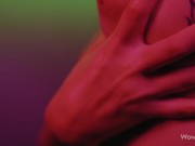 WOWGIRLS Absolutely amazing girl Sonya Blaze playing with her perfect tits in this video 6/16