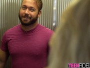 Bubble Butt Blonde Teen Rides Cock 2/16