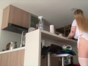 Sexy Maid with Anal plug Seduces you 8/16