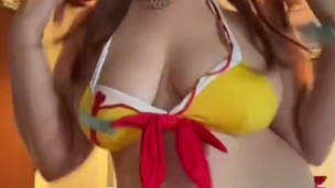 戌神ころね Inugami Korone Bikini Cosplay