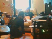 Voyeur Shot of Heather Kane Making Cock Gush! 13/16