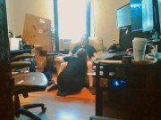 Voyeur Shot of Heather Kane Making Cock Gush! 3/16