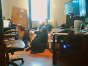 Voyeur Shot of Heather Kane Making Cock Gush! 4/16