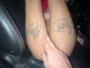 We got excited on the highway and we stop to fuck! 15/16