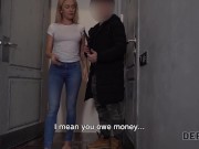 DEBT4k. Fitness trainer Darina dominates debt collector during affair in bedroom 4/16