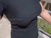 Alumna me DA unos SENTONES en el PATIO! Nos GRABAMOS Cogiendo al Aire Libre en Alta Definición 16/16