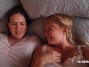 Ersties - Two Babes Enjoy Presents Before Having Lesbian Sex 4/16