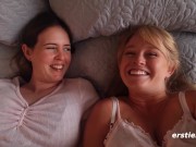 Ersties - Two Babes Enjoy Presents Before Having Lesbian Sex 7/16