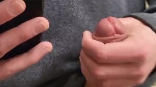 Massive cumshot on the mirror!