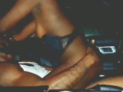 BUBBLE BUTT EBONY RIDES AUTOMATIC STICK SHIFT WHILE CUMMING ON FAT DICK!!!!!! 9/16