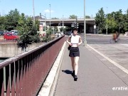 Ersties - Sexy Delfine Does Naughty Things Inside the Store 6/16