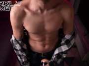 Tight hole of sex toy stretches when the Muscular step-daddy fucks her with his hard cock 6/16