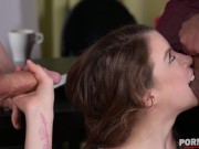 Bitchy Bosses Daughter Eden Ivy Seduces Colleagues Into Fucking Her DP Style 7/16