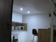 Sexy and horny new housewife in a mini skirt dress which does not cover ass or pussy to show her hairy pussy 12/16