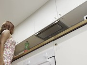 Sexy and horny new housewife in a mini skirt dress which does not cover ass or pussy to show her hairy pussy 5/16