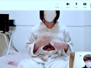 彼女に遠隔で指示を出して絶頂させた。Japanese hentai movie. 8/16