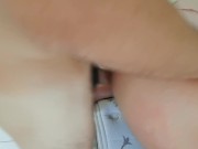 Trying out his stepson's big dick. 2/16