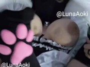 She's so obedient that even let u cum inside her     Luna Aoki 14/16
