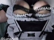 She's so obedient that even let u cum inside her     Luna Aoki 4/16