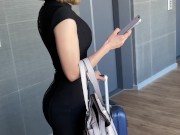 Me cojo a una ejecutiva de grandes tetas en su viaje de negocios en cdmx 1/16