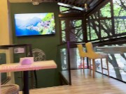 Public Masturbation, I go with my friend to a bar to get my tight pussy vibrated,WATCH THE END. 6/16