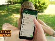 POV - Cheating slut Tiffany Tatum gives you a naughty blowjob 12/16