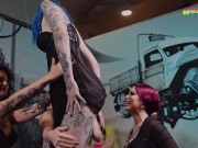 Hot lesbian Group Sex At Warehouse X 2/16