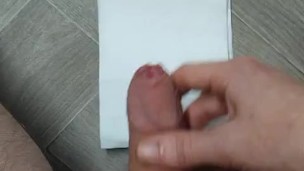 Uncut British Teenage Boy Squirts His Huge Load!