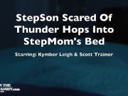 StepSon Scared of Thunder Fucks Curvy StepMom in Her Bed! - 3/3