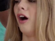 Stepmom Lauren Phillips helps Molly Little get Vibrator Unstuck from Pussy -Portrait View 3/16