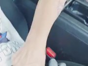 Freaky Milf teases cock couldn't resist pulls Car over for quickie 6/16