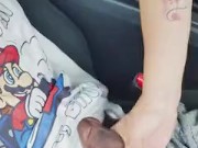 Freaky Milf teases cock couldn't resist pulls Car over for quickie 8/16