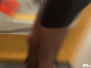 Cutie sucking a dick in a public toilet 4/16