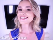Beautiful Blonde Khloe Kingsley Auditions at Amateur Allure 5/16