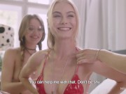 WOWGIRLS Four horny girls Nancy A, Hazel, Anna Di and Elina De Lion trying different toys in this video 3/16